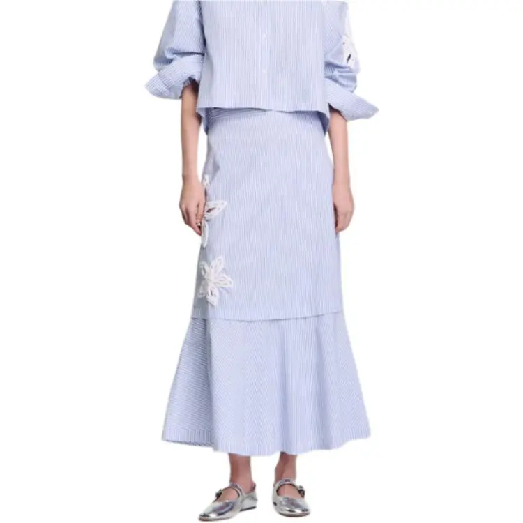 Sandro Striped Skirt-1