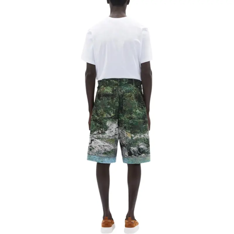 MSGM La Vedetta print Shorts-2