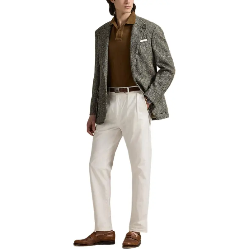 Polo Ralph Lauren SS25 Polo Shirt Men's Natural Brown-3