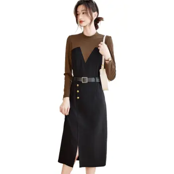Like The Age Of Water Fall Long Sleeved Dresses Women's