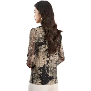 Mylan Chiffon Shirt Women's Gray