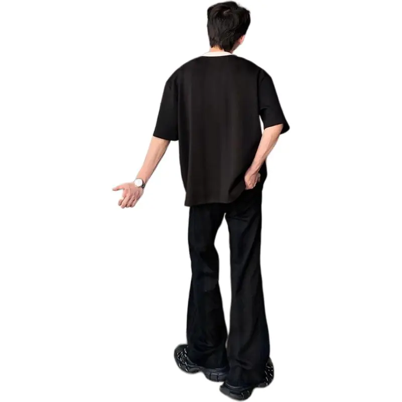 DUATOGE Jeans Men Carbon Black -2