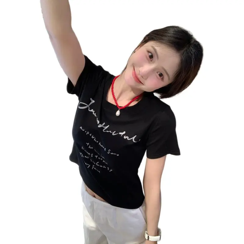 Mu Xiao Xin Set in Sleeve T Shirt Women's-4