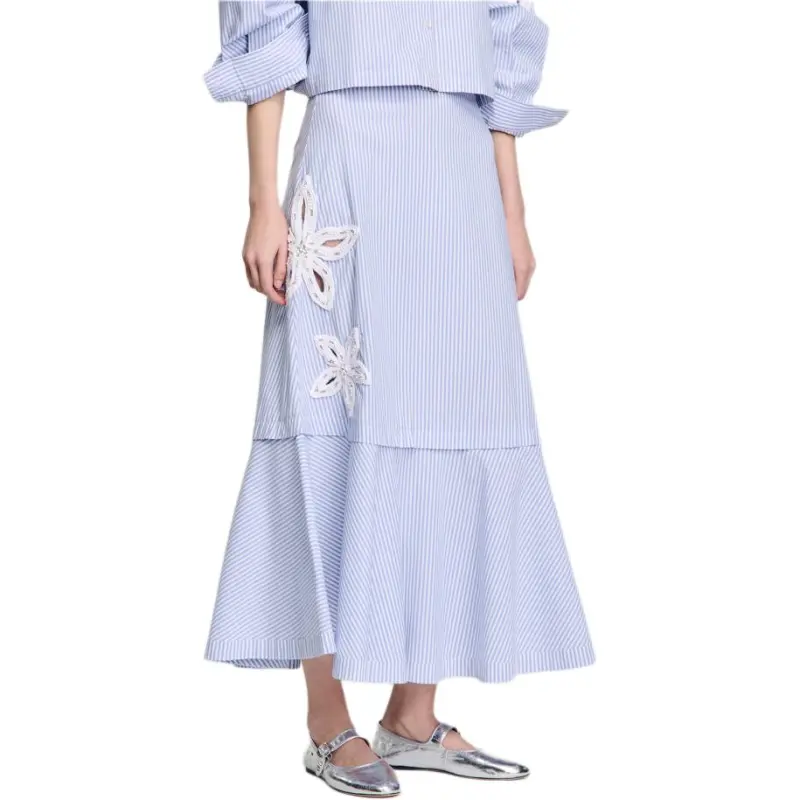 Sandro Striped Skirt-3