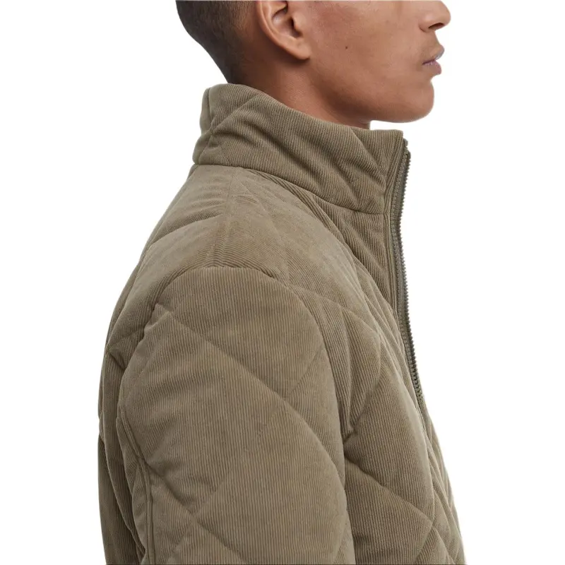 BARBOUR Cord Liddesdale FW24 Puffer Jacket Men's Camel-5