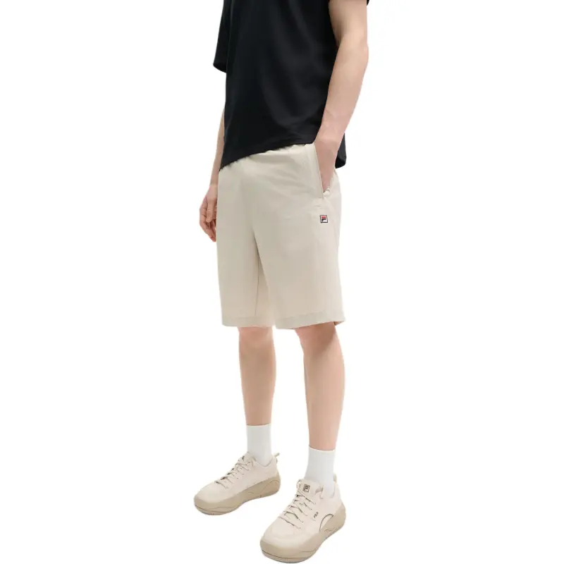 FILA Casual Shorts Men's Sky Wheat Beige-3