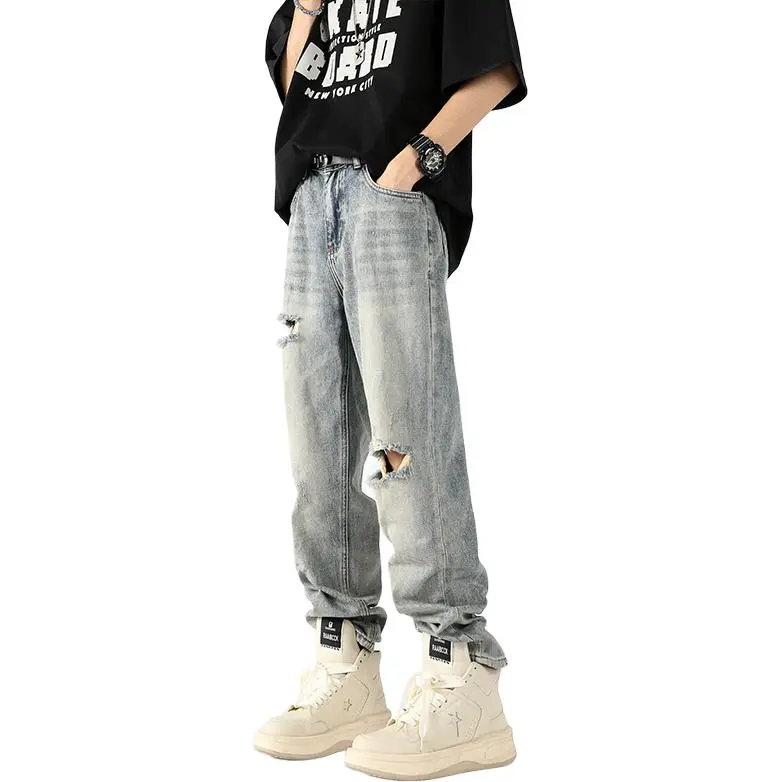 BAGE Jeans Unisex Washed Color-4