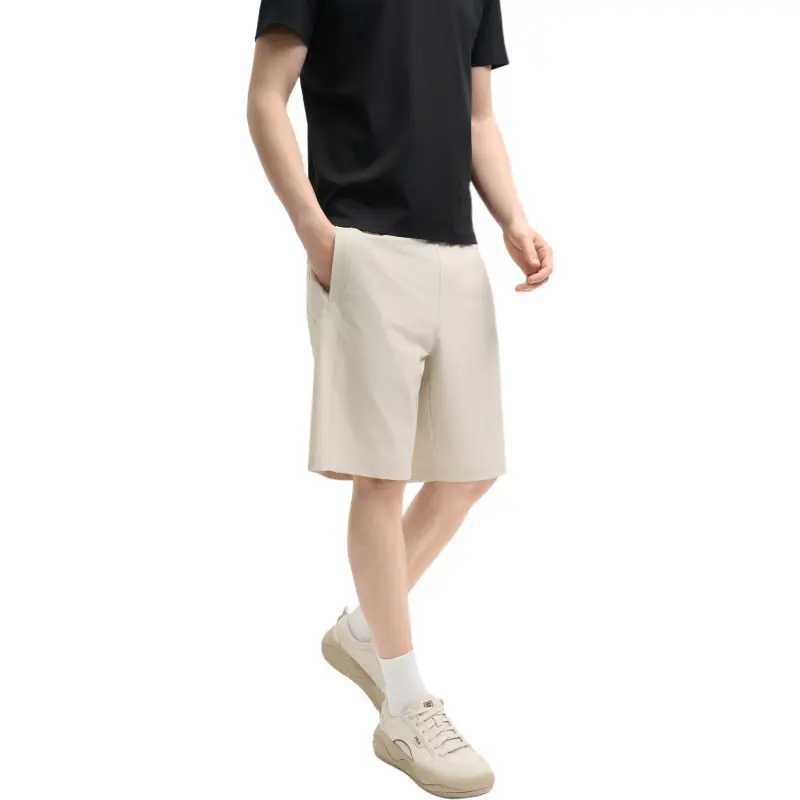 FILA Casual Shorts Men's Sky Wheat Beige-2