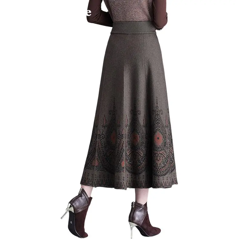 La Chapelle Knit Long Skirt Women's-2