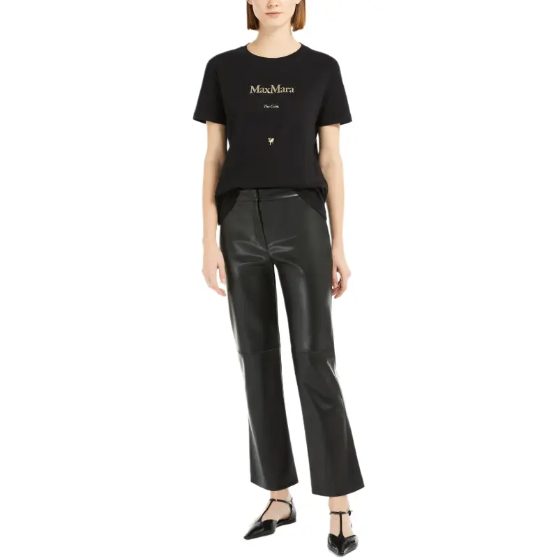 'S MAX MARA Crewneck Short Sleeved T Shirt-1
