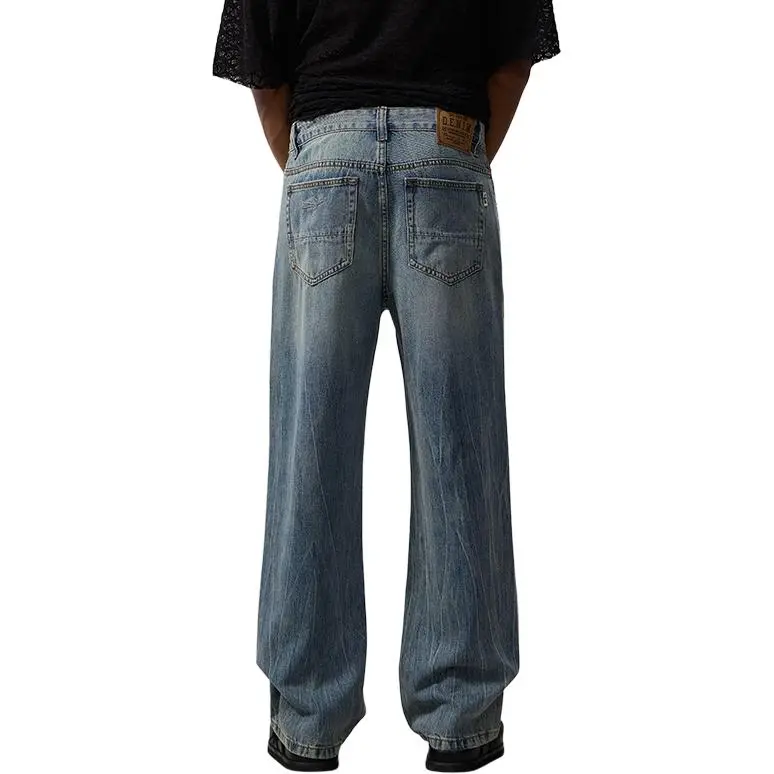 SONGS ALONG Jeans Unisex Light Blue-1