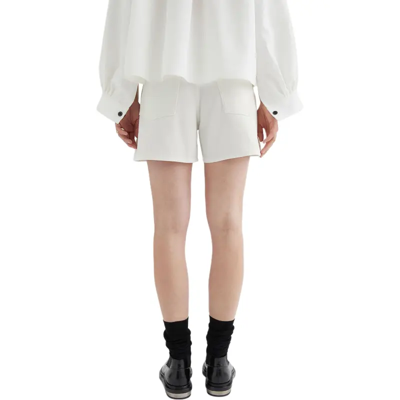 JIL SANDER High rise Denim Shorts-1