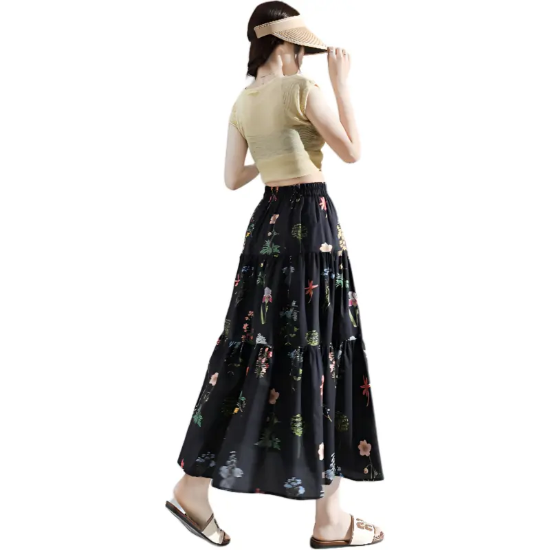 The Temptation Of The Muse Casual Long Skirt Women's-1