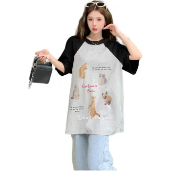 Mu Xiao Xin T Shirt Women's Five Kittens