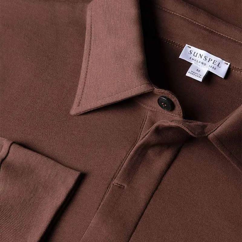 SUNSPEL FW23 Polo Shirt Men's Cocoa Brown-4