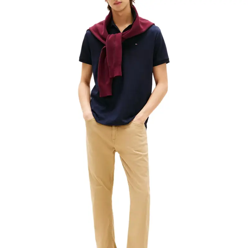 Tommy Hilfiger Polo Shirt Men's Navy Blue-1