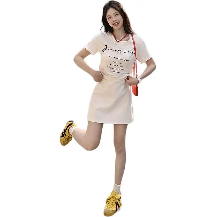 Mu Xiao Xin Set in Sleeve T Shirt Women's-1