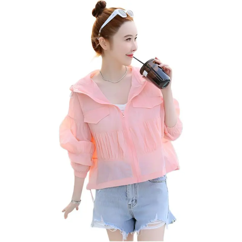 Mu Xiao Xin Cropped Coat Women's-5
