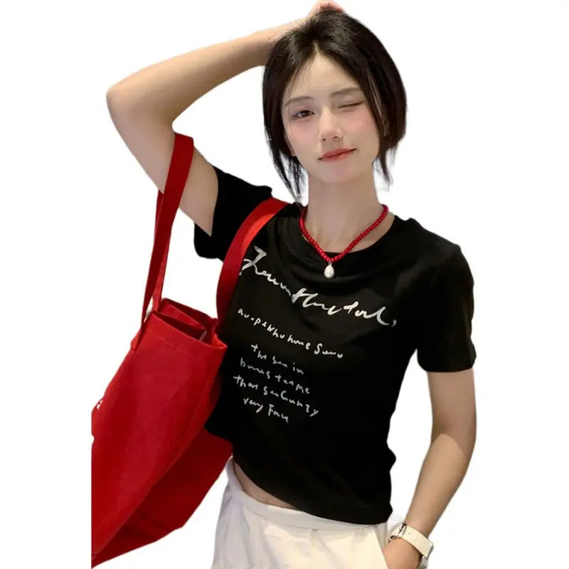 Mu Xiao Xin Set in Sleeve T Shirt Women's-6