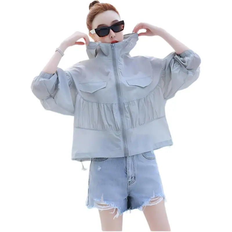 Mu Xiao Xin Cropped Coat Women's-8