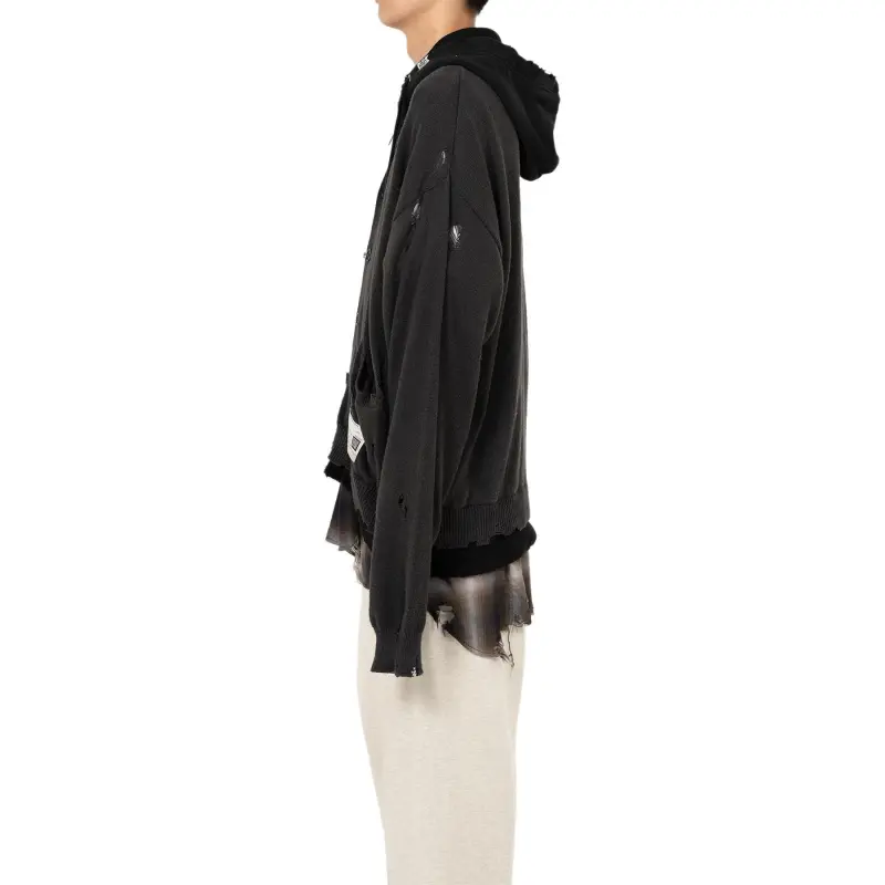 Maison Mihara Yasuhiro Distressed Hooded Jacket-5
