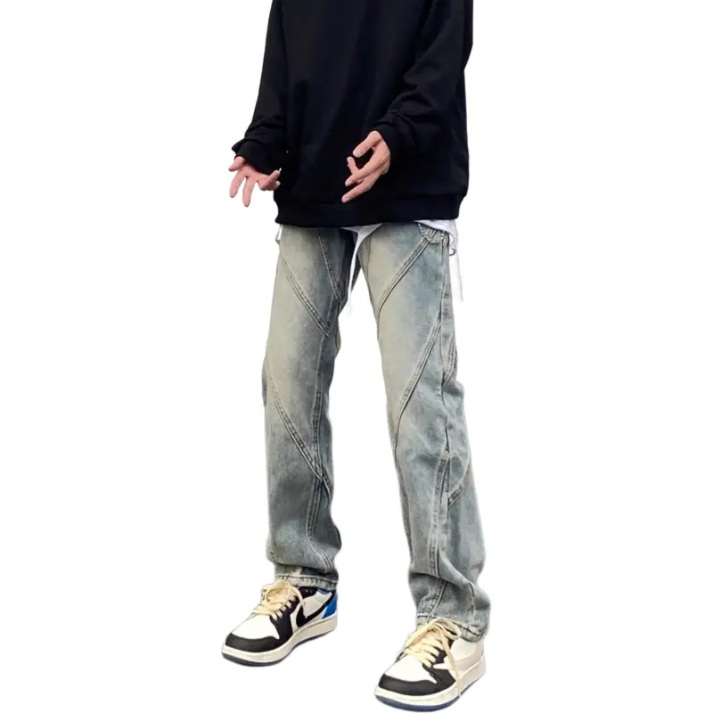 TESTUNG Jeans Men Yellow Mud--1