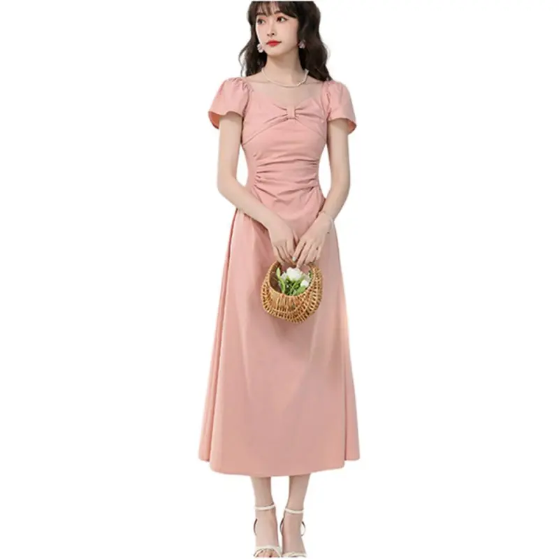 Si Bei'er Short Sleeved Dress Women's-3