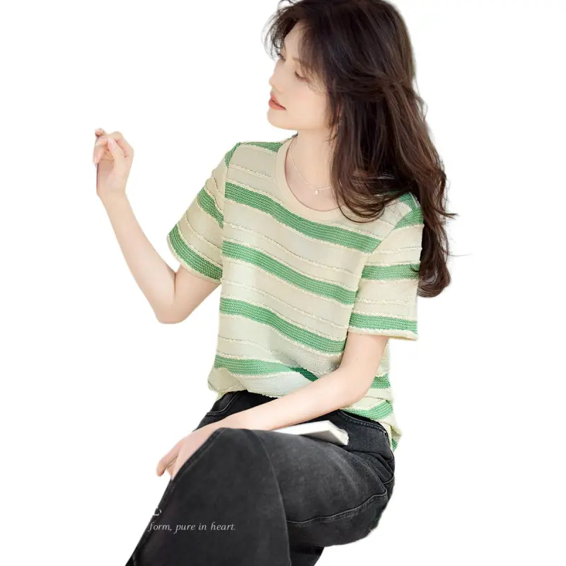 XWI T Shirts Women's Green-1
