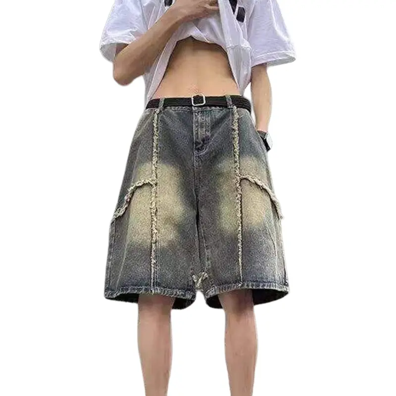 TELENT Denim Shorts Unisex Image Color-2