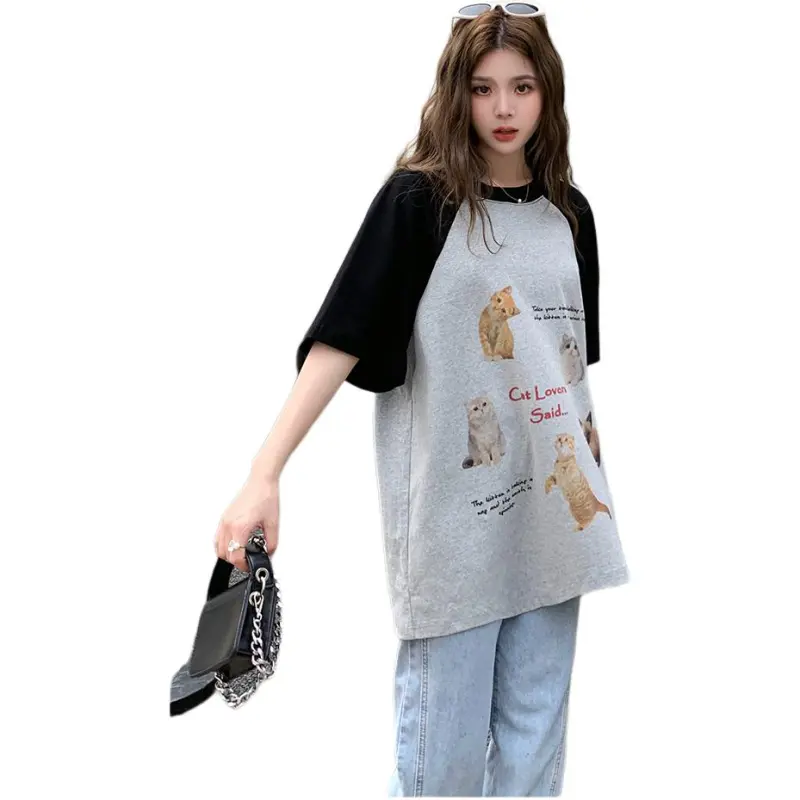 Mu Xiao Xin T Shirt Women's 5 Pack Kitten-2