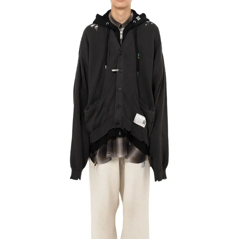 Maison Mihara Yasuhiro Distressed Hooded Jacket-2