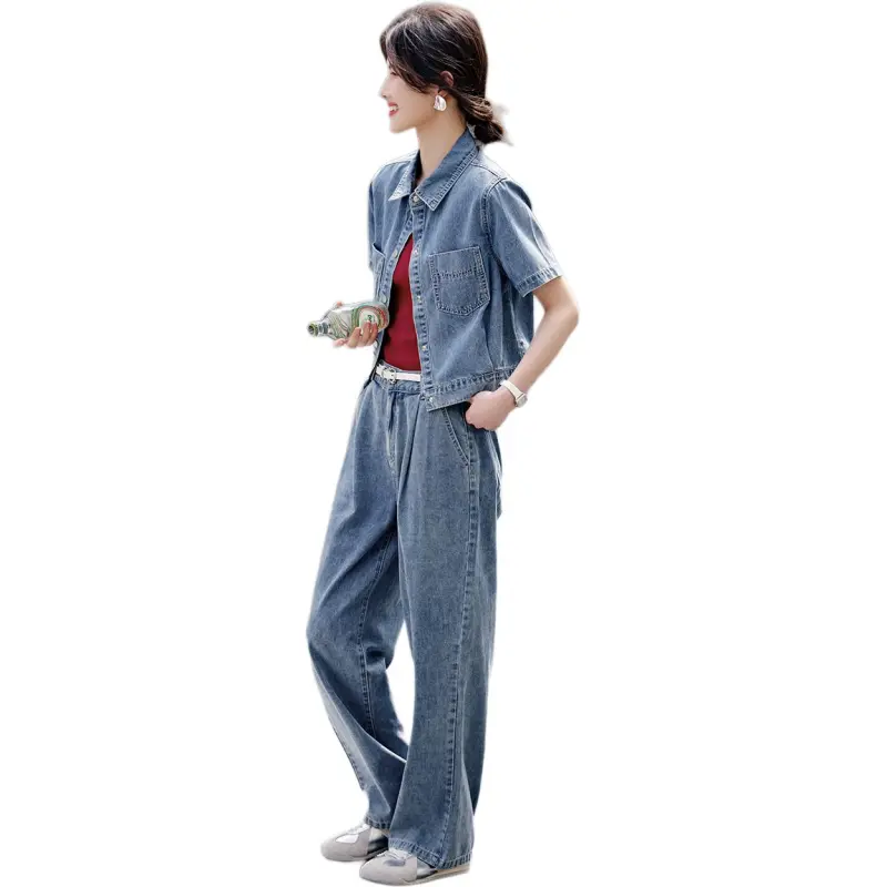 XWI Casual Suit Women's Denim Blue-3