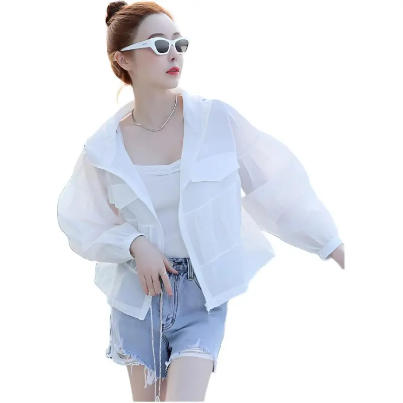 Mu Xiao Xin Cropped Coat Women's-2