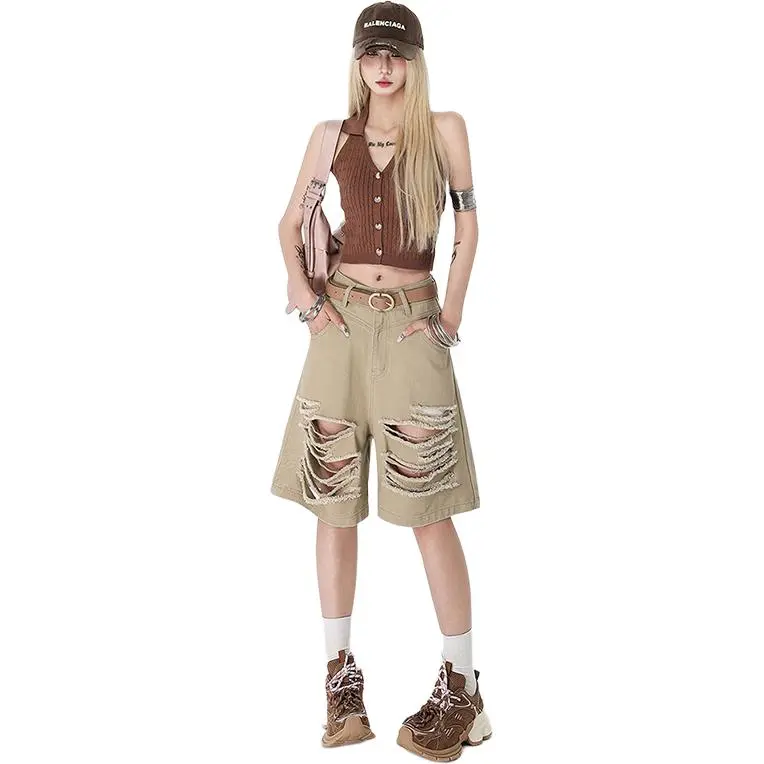 Ordifen Denim Shorts Women's-9