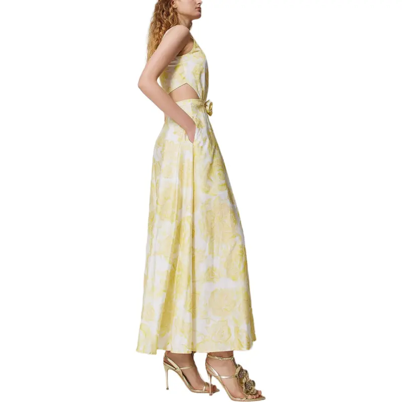 Twinset Floral print Maxi Dress-3