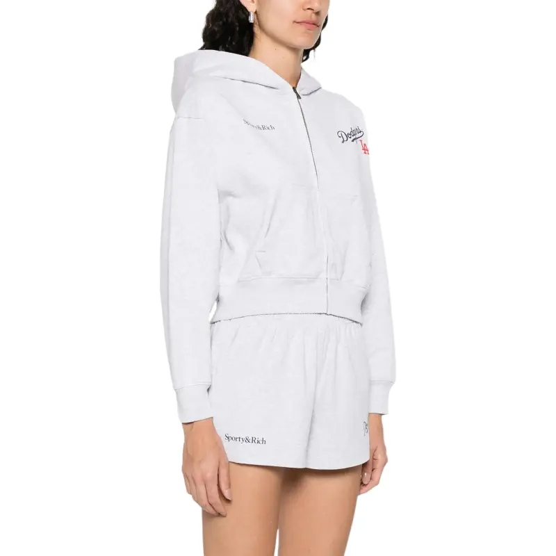SPORTY & RICH Dodgers Serif Hoodie-3