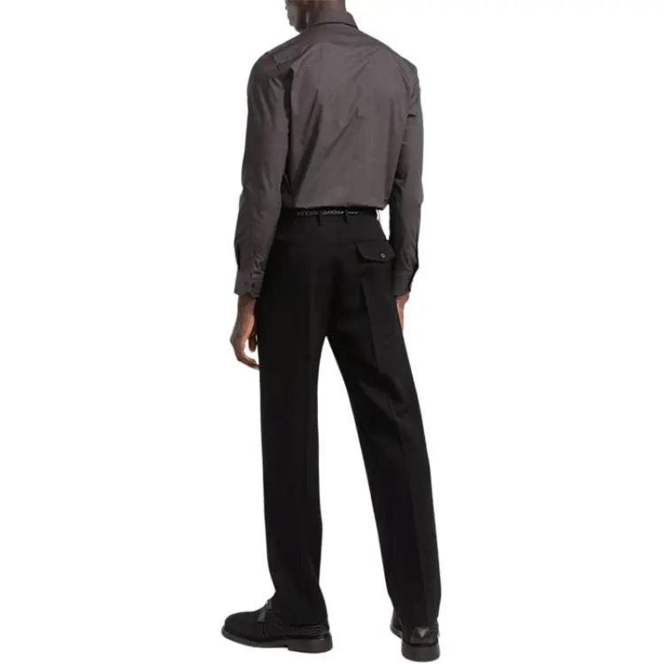 FENDI Shirts Men Dark Gray-1