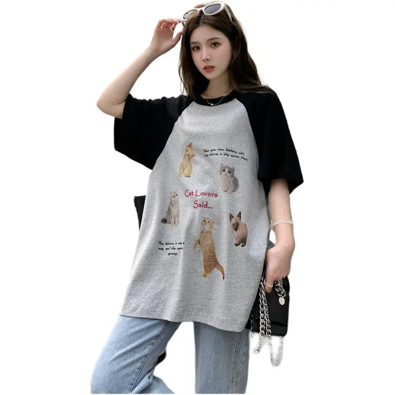 Mu Xiao Xin T Shirt Women's 5 Pack Kitten-1