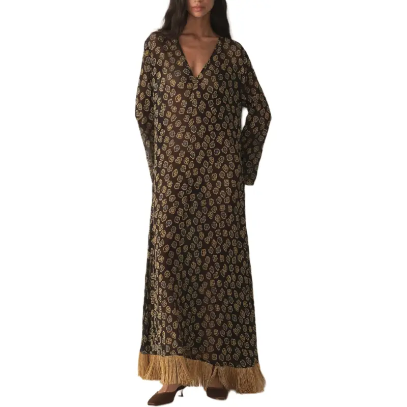 DOEN MONIQUE DRESS Long Sleeved Dress Women's-3