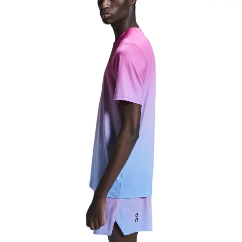 On Court Tennis Tops Men's White/Pink-2