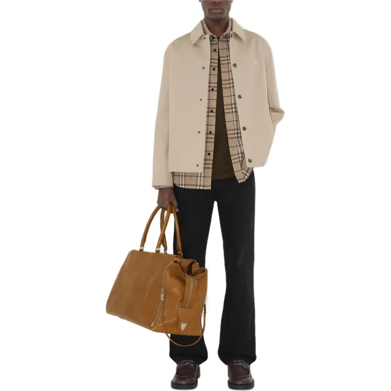 Burberry Ekd Embroidered Gabardine Jacket-2