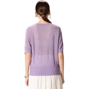 FENHONGMALI Knitwear Women's Purple