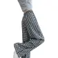 Black White Plaid Regular