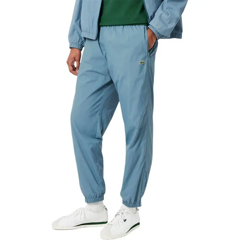 LACOSTE SS25 Knitted Sports Pants Men's Blue-2