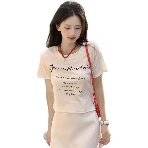 Mu Xiao Xin Set in Sleeve T Shirt Women's