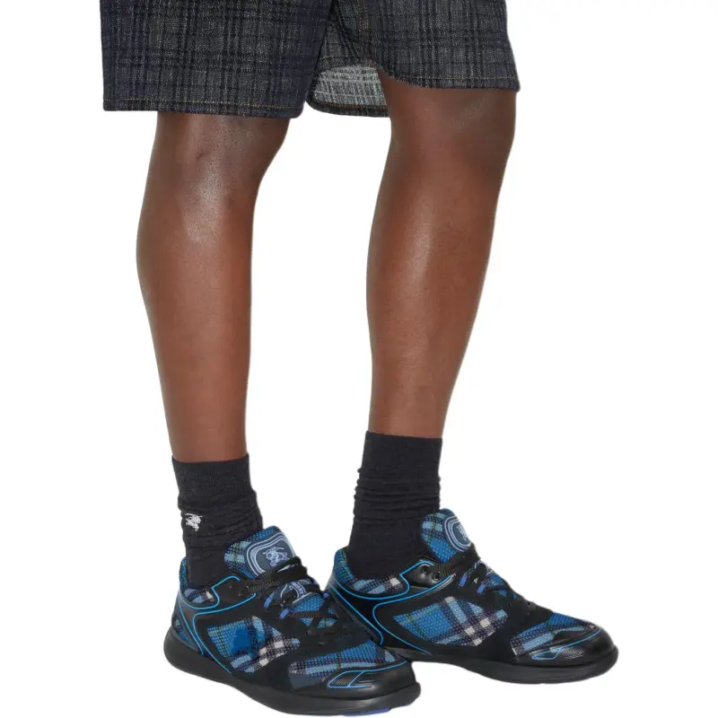 Burberry SS25 Mid Calf Socks Men's 1 Pack Black-2