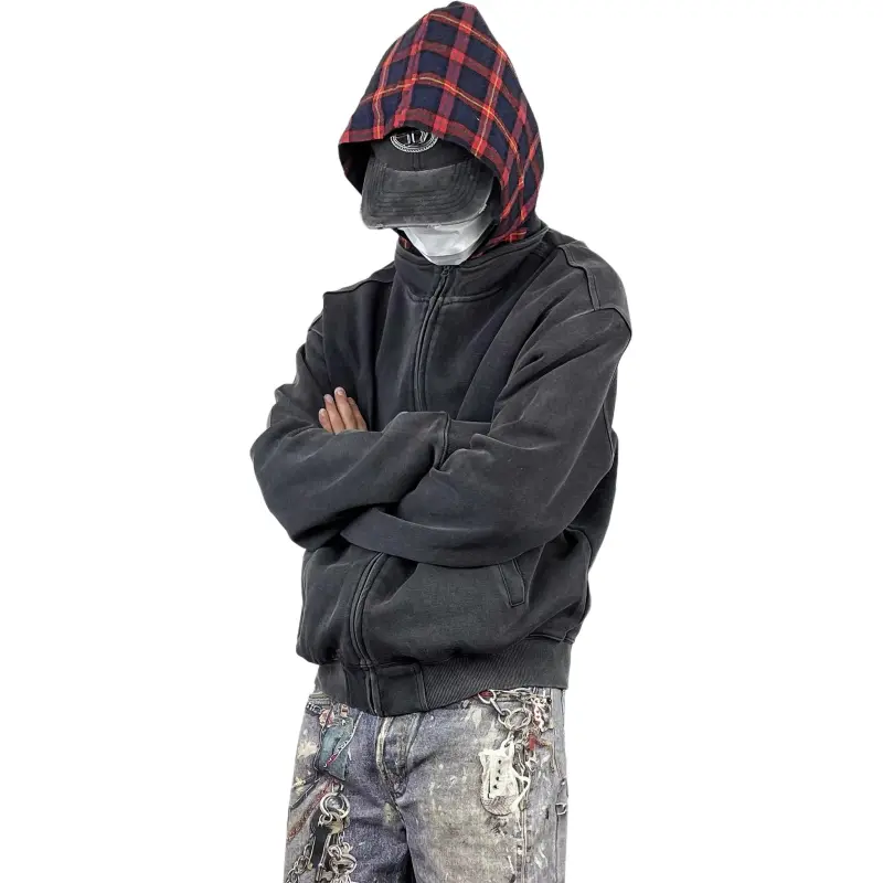 Fakeyoung Sweatshirt Unisex Black Gray Color-1