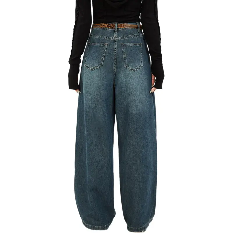 MUGUOGUOMU Spring Fall Jeans Women's-2