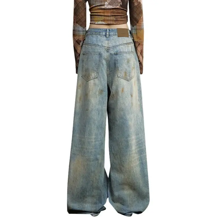 LESS BEARS Jeans Unisex Blue-1