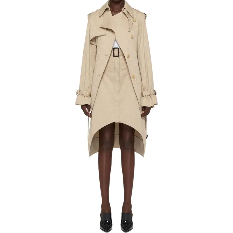 Givenchy SS25 Trench Coat Women's Light Beige-1